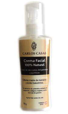Crema Facial 100% Natual Carlos Casas